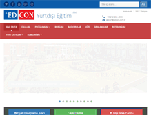 Tablet Screenshot of edcon.com.tr